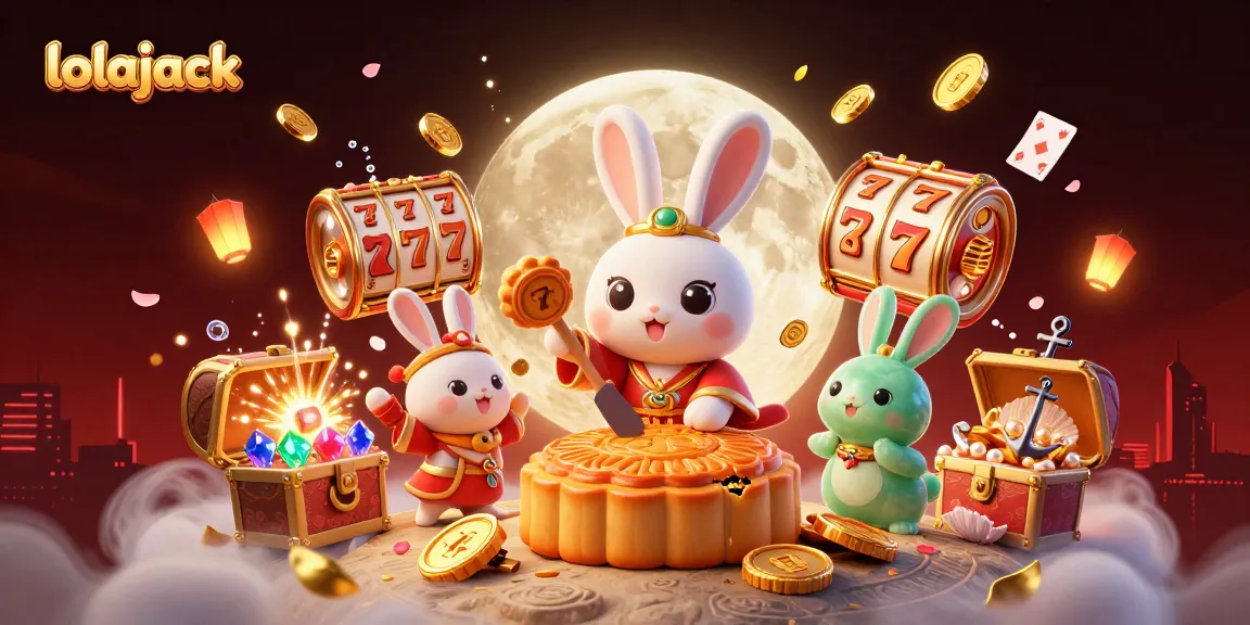 Experience the thrill at lolajack casino with vibrant illustrations of games and luck.
