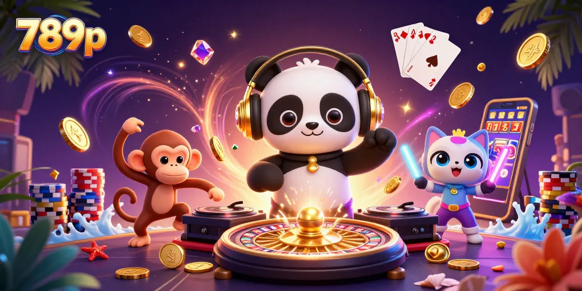 Experience thrilling gameplay at 789p with vibrant characters and dynamic casino elements.