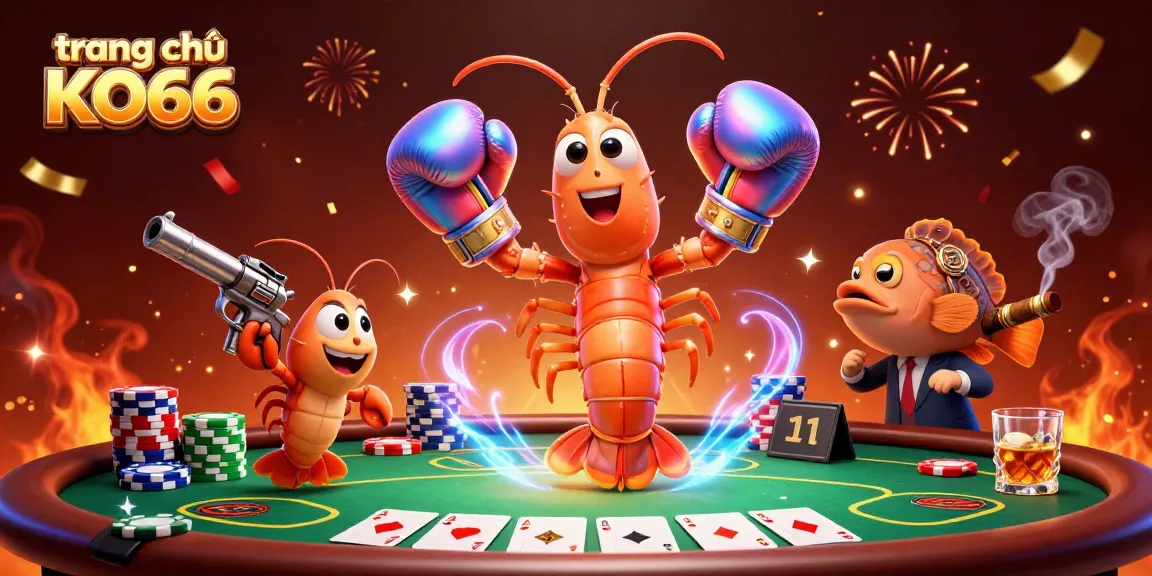 Experience the excitement of gaming on trang chủ KO66 with vibrant casino elements and action-packed visuals.