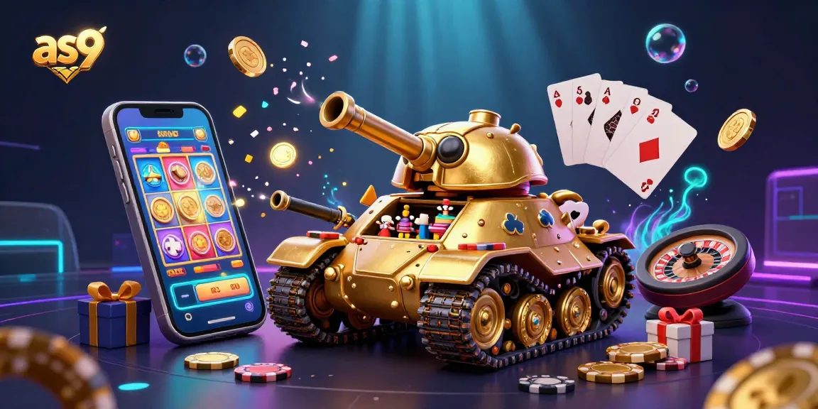 Experience the dynamic casino world of as9 with a vibrant beetle tank casino illustration.